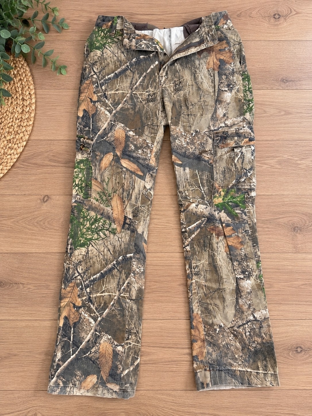 Realtree Men’s Camo Cargo Hunting Pants Size Large